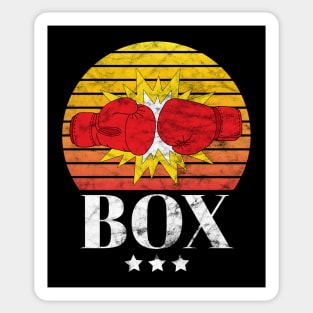 Retro Fist Bump boxing Gloves Sticker